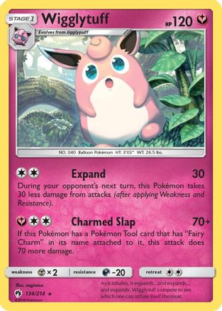 Wigglytuff (134/214) [SM  Lost Thunder] - Rare