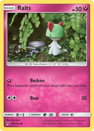 Ralts (139/214) [SM  Lost Thunder] - Common