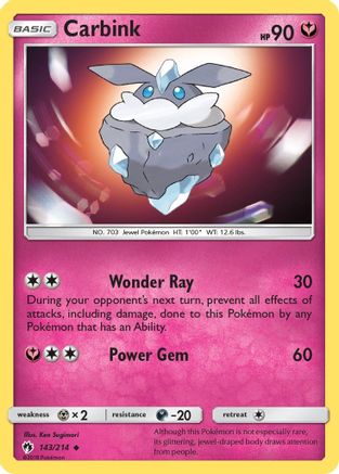 Carbink (143/214) [SM  Lost Thunder] - Uncommon