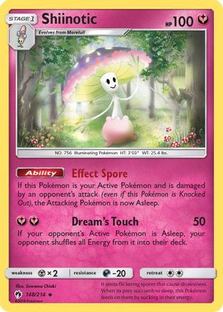 Shiinotic (148/214) [SM  Lost Thunder] Reverse Holofoil - Uncommon