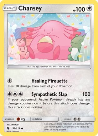 Chansey (152/214) [SM  Lost Thunder] - Common