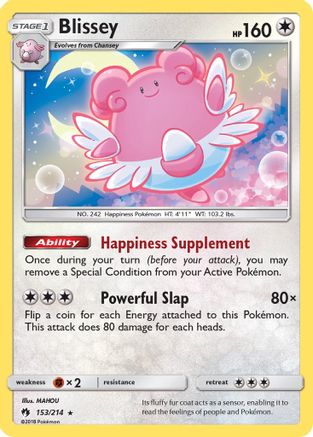 Blissey (153/214) [SM  Lost Thunder] Holofoil - Holo Rare