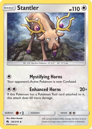 Stantler (156/214) [SM  Lost Thunder] - Uncommon