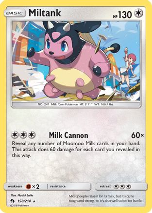 Miltank (158/214) [SM  Lost Thunder] - Rare