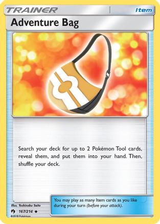 Adventure Bag (167/214) [SM  Lost Thunder] - Uncommon
