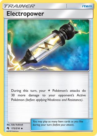 Electropower (172/214) [SM  Lost Thunder] - Uncommon