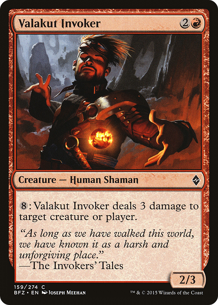 Valakut Invoker (BFZ-159) [Battle for Zendikar] Foil