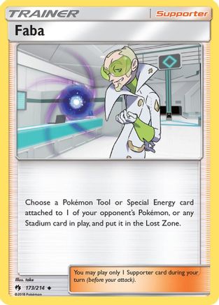 Faba (173/214) [SM  Lost Thunder] - Uncommon