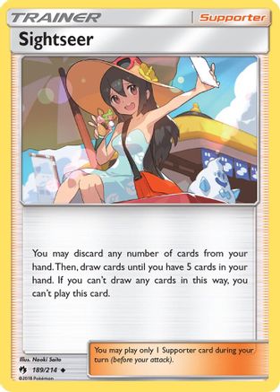 Sightseer (189/214) [SM  Lost Thunder] - Uncommon
