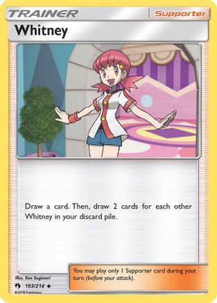 Whitney (193/214) [SM  Lost Thunder] - Uncommon
