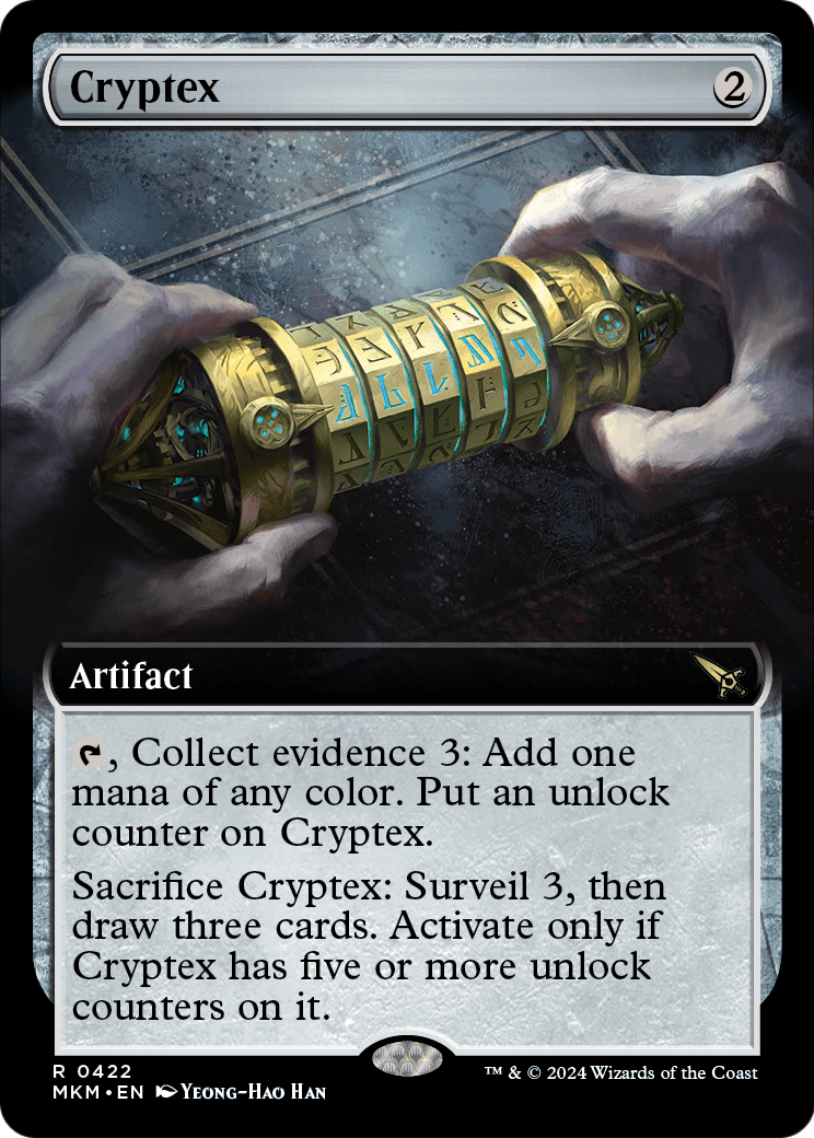 Cryptex (Extended Art) (MKM-422) [Murders at Karlov Manor] Foil
