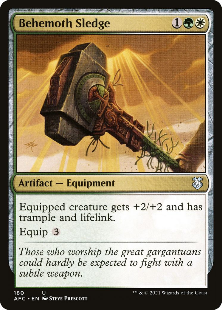 Behemoth Sledge (AFC-180) [Forgotten Realms Commander]