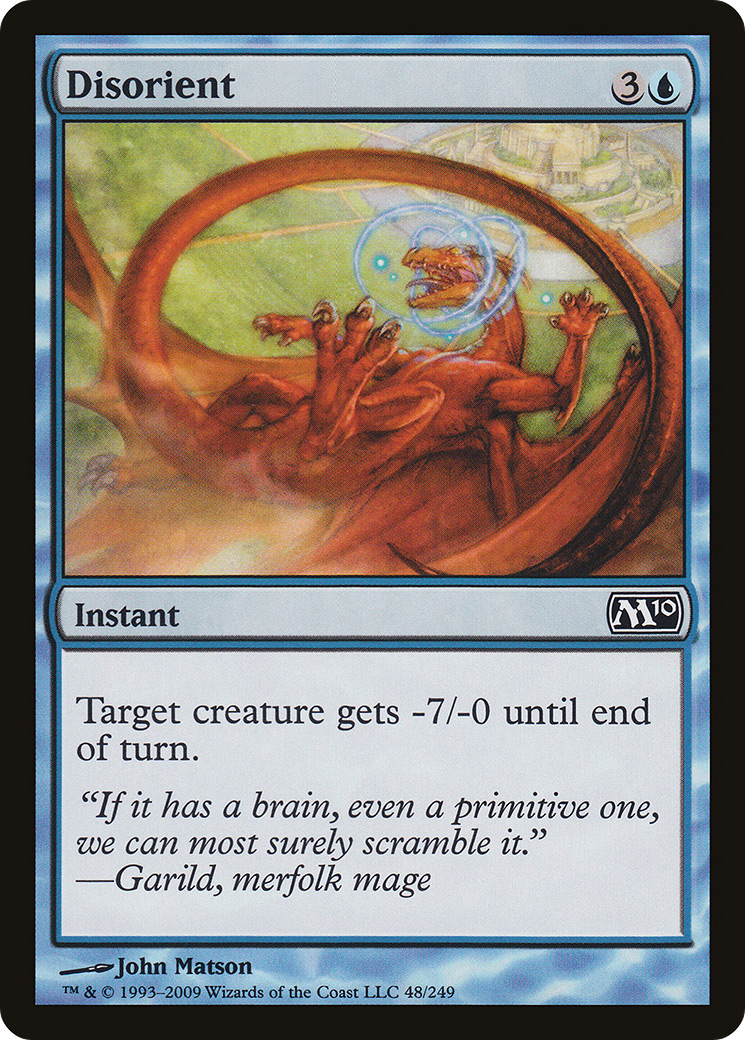 Disorient (M10-048) [Magic 2010] Foil