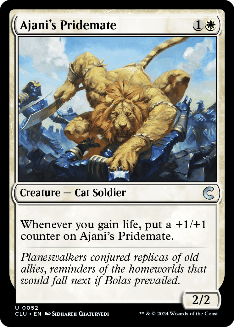 Ajani's Pridemate (CLU-052) [Ravnica: Clue Edition]