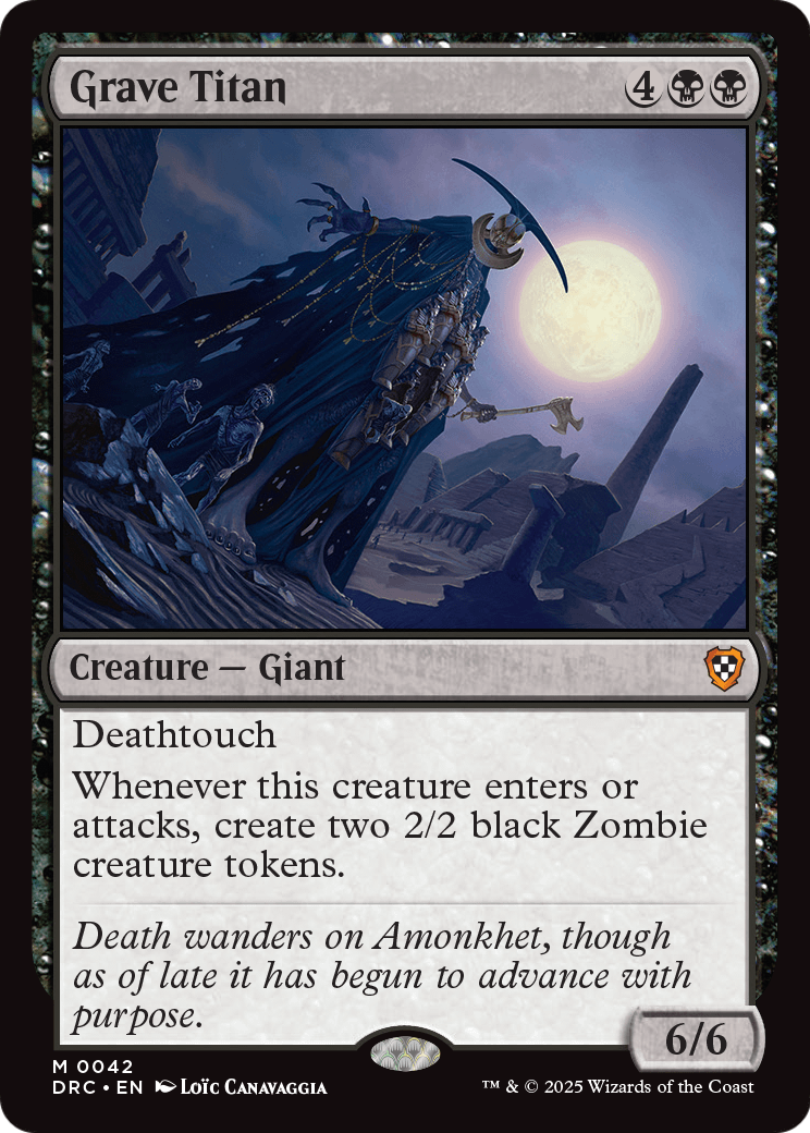 Grave Titan (DRC-042) [Commander: Aetherdrift]