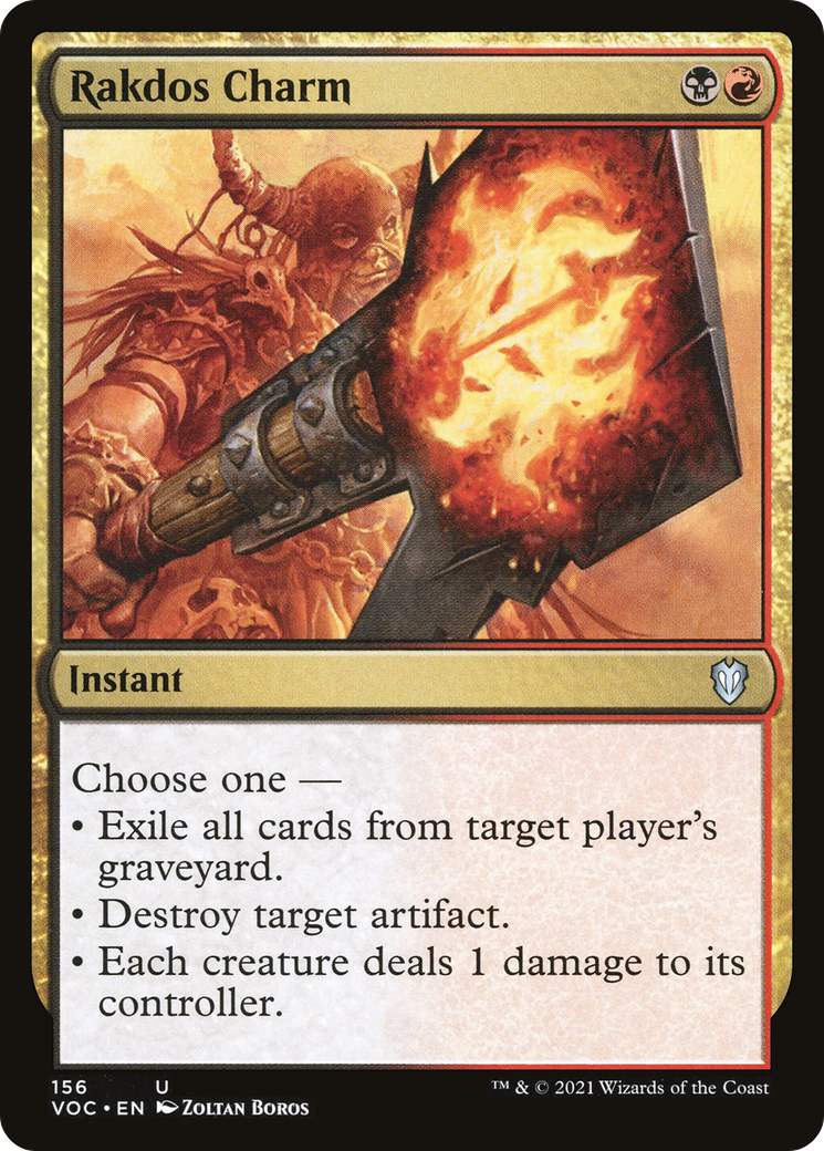 Rakdos Charm (VOC-156) [Crimson Vow Commander]