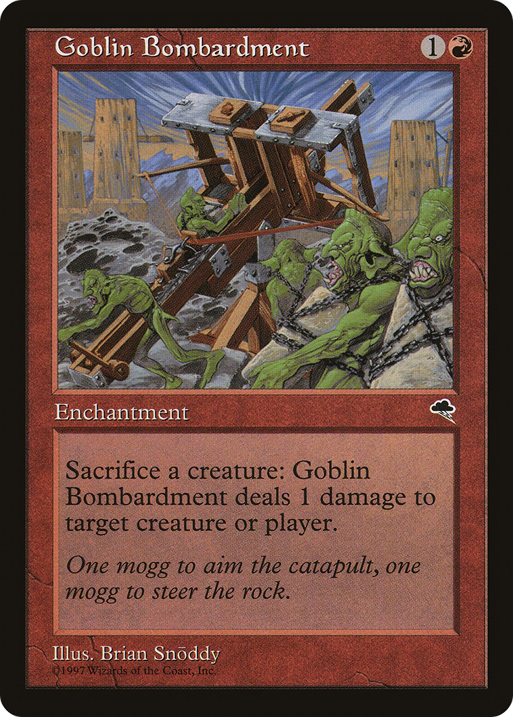Goblin Bombardment (TMP-179) [Tempest]