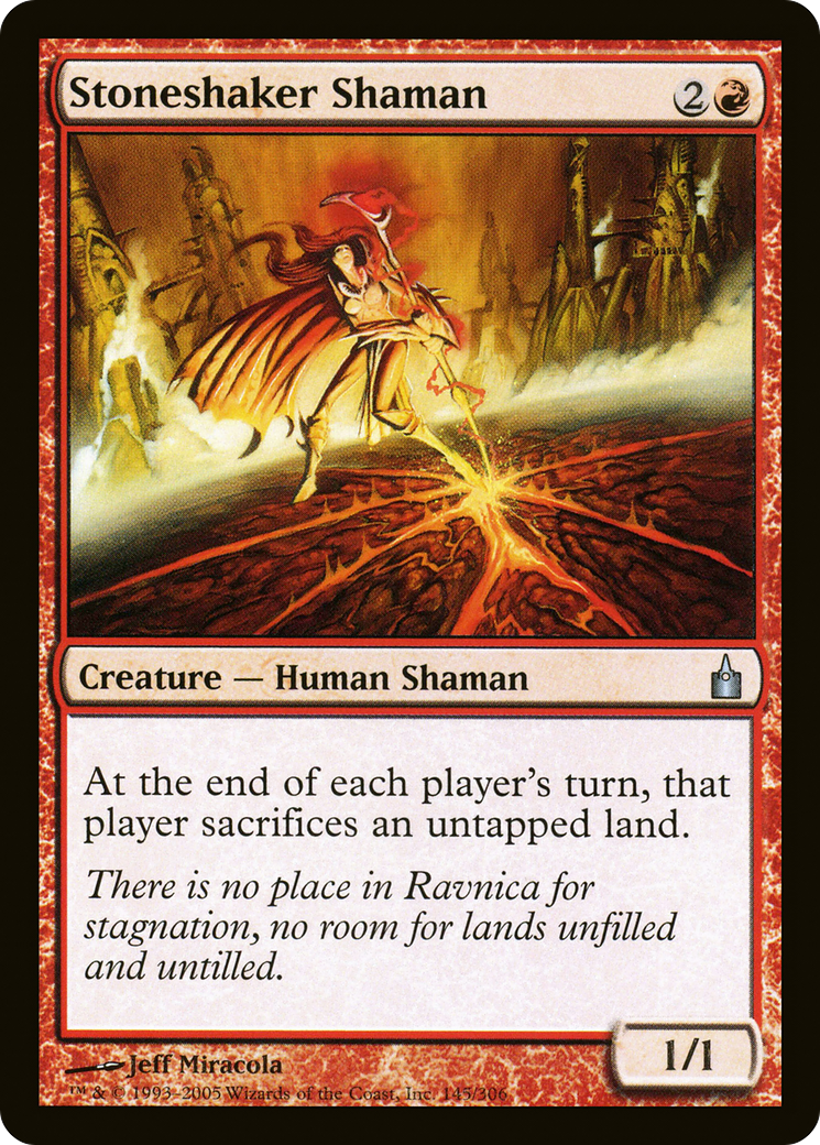Stoneshaker Shaman (RAV-145) [Ravnica: City of Guilds]