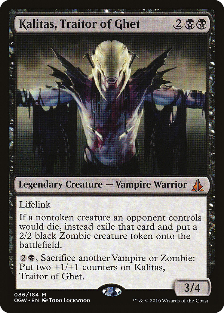 Kalitas, Traitor of Ghet (OGW-086) [Oath of the Gatewatch] Foil