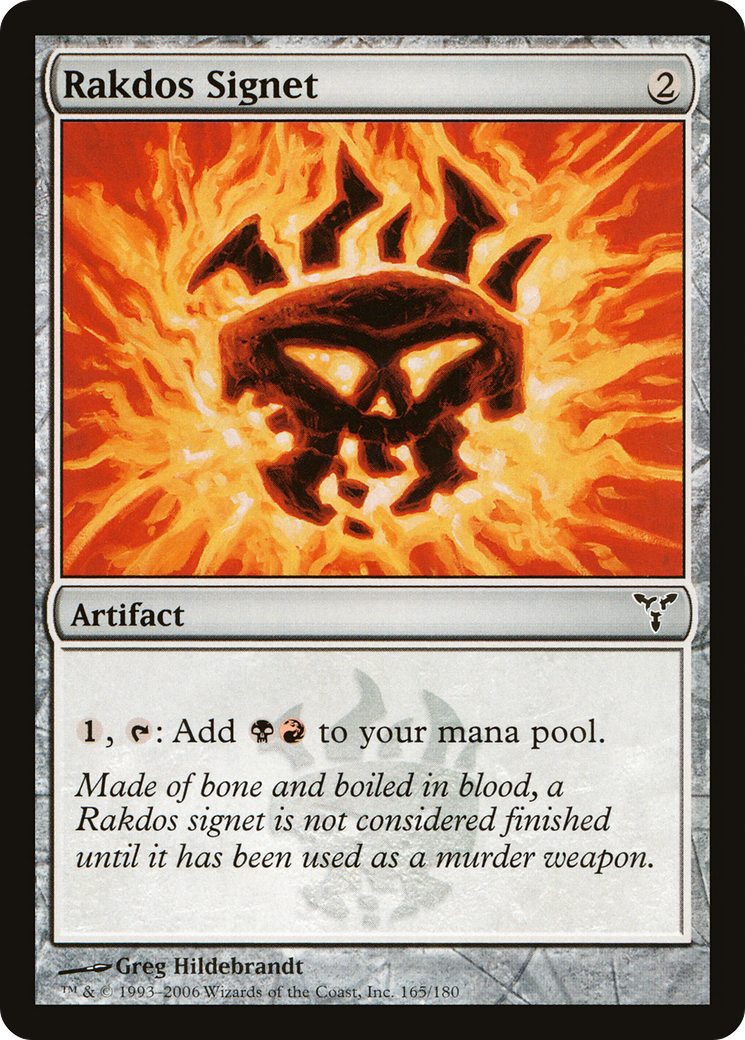 Rakdos Signet (DIS-165) [Dissension] Foil