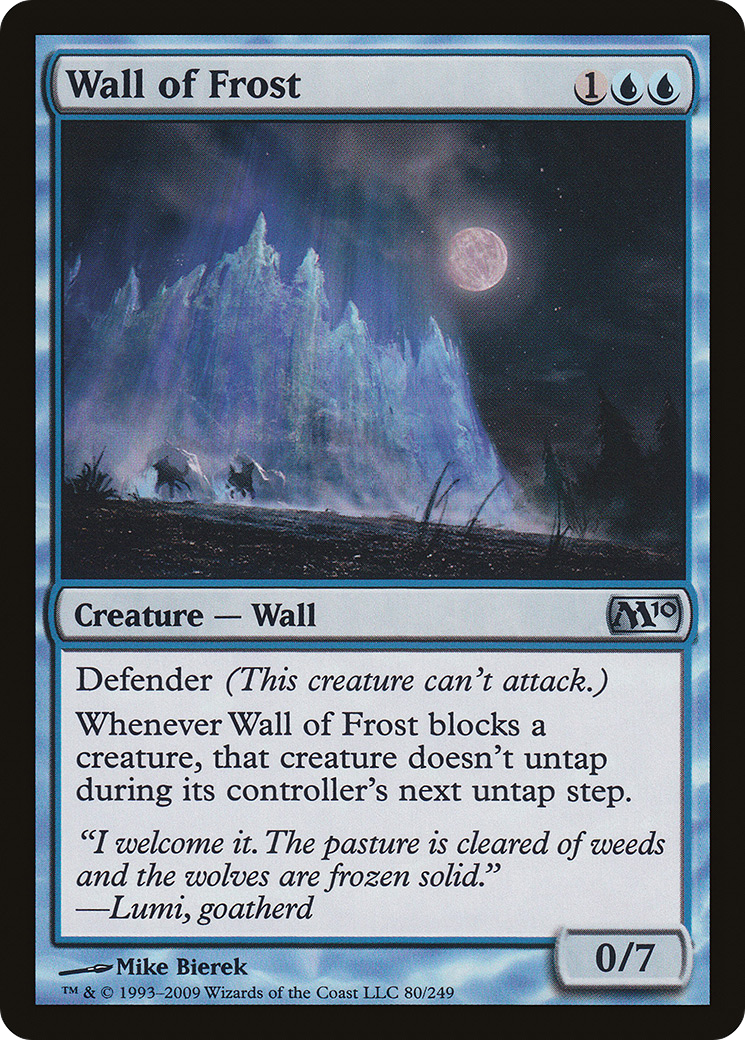 Wall of Frost (M10-080) [Magic 2010]