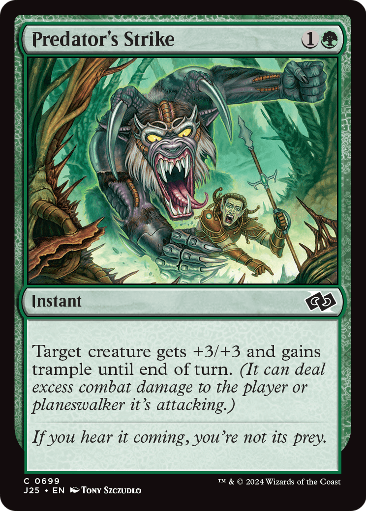Predator's Strike (J25-699) [Foundations Jumpstart]