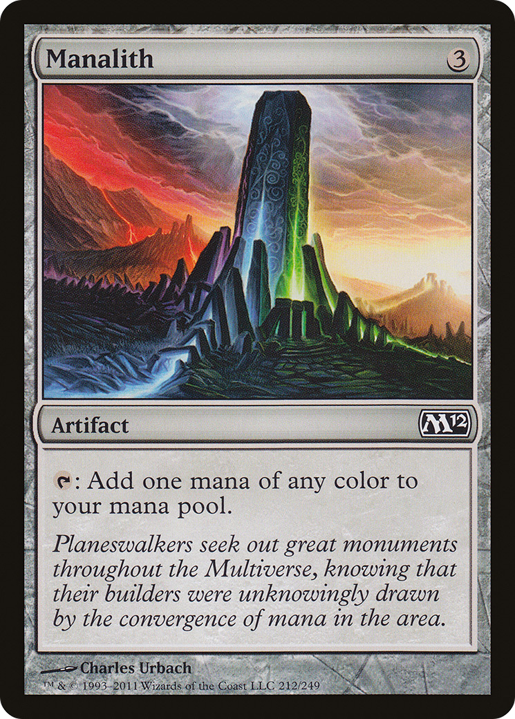 Manalith (M12-212) [Magic 2012]