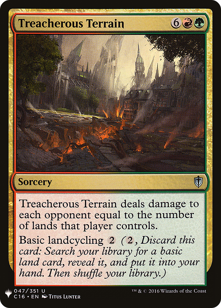 Treacherous Terrain (LIST-C16-47) [The List]