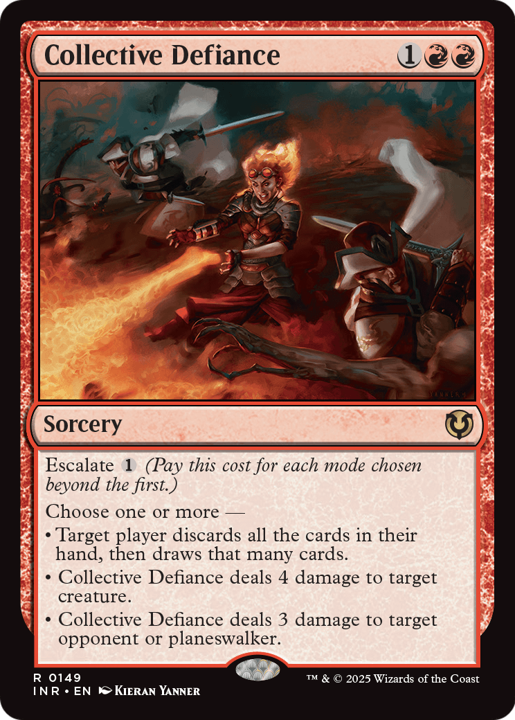Collective Defiance (INR-149) [Innistrad Remastered] Foil