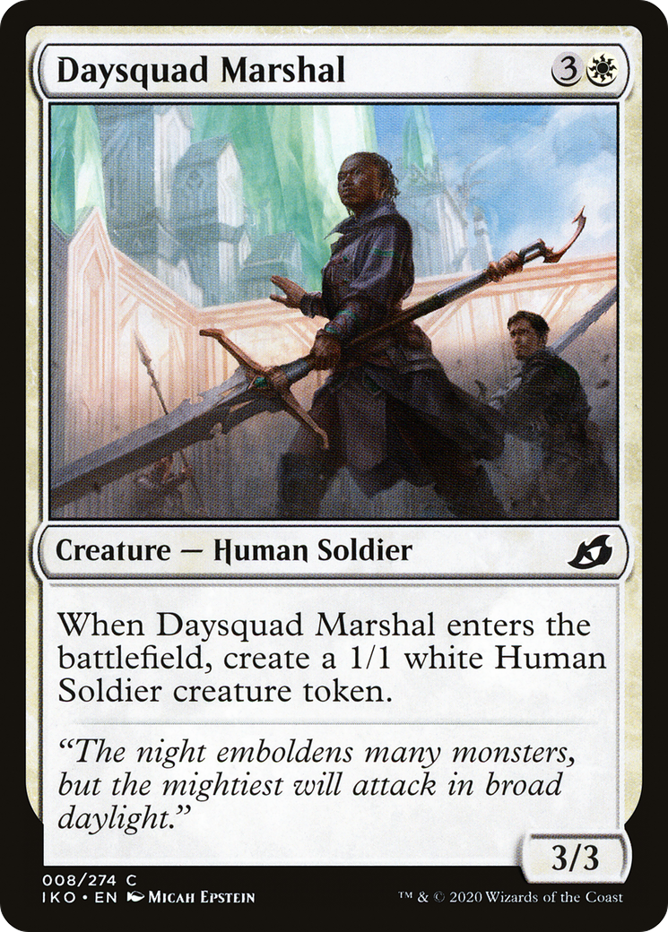 Daysquad Marshal (IKO-008) [Ikoria: Lair of Behemoths] Foil