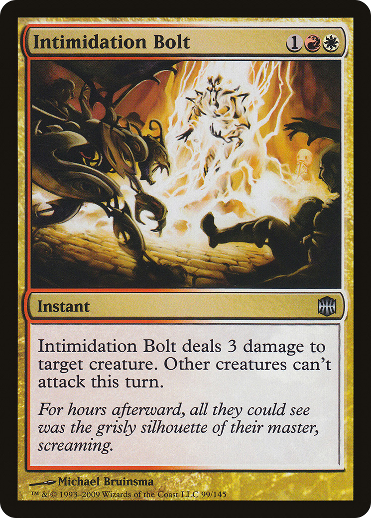 Intimidation Bolt (ARB-099) [Alara Reborn]