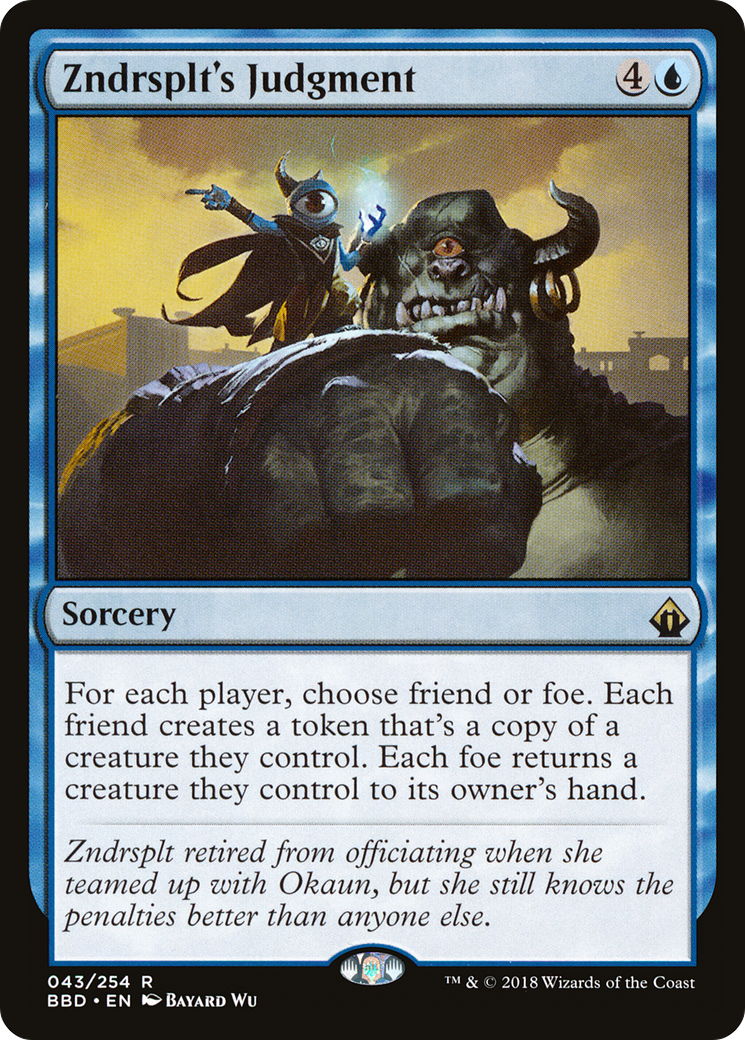 Zndrsplt's Judgment (BBD-043) [Battlebond] Foil