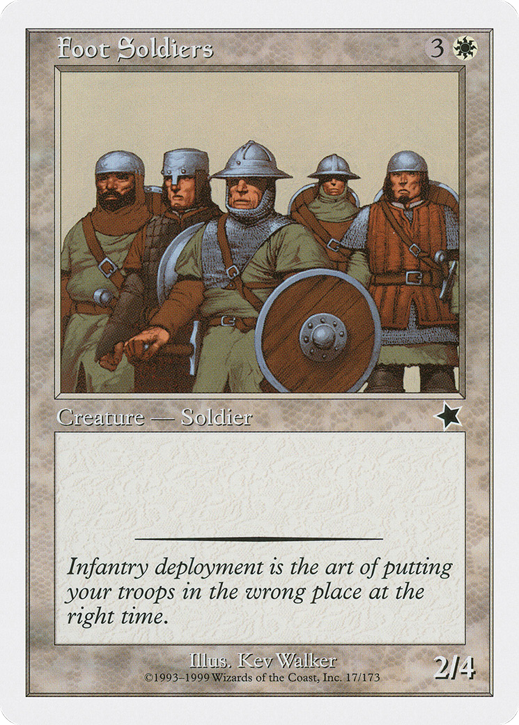 Foot Soldiers (S99-017) [Starter 1999]