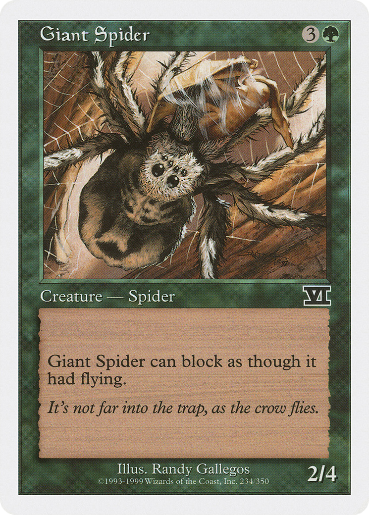 Giant Spider (6ED-234) [Classic Sixth Edition]