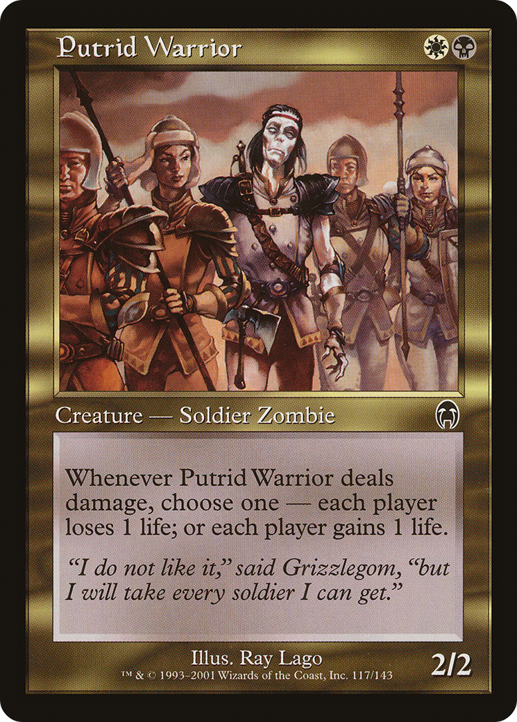 Putrid Warrior (APC-117) [Apocalypse] Foil