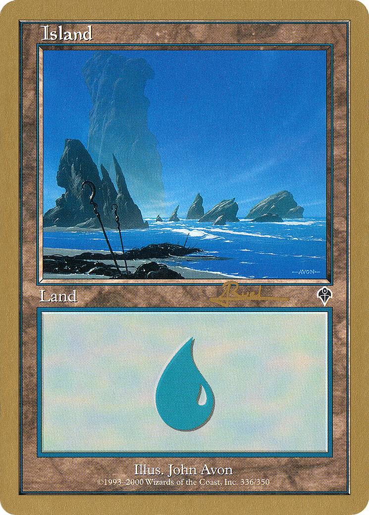 Island (336) - 2001 Antoine Ruel (INV) [World Championship Decks 2001]