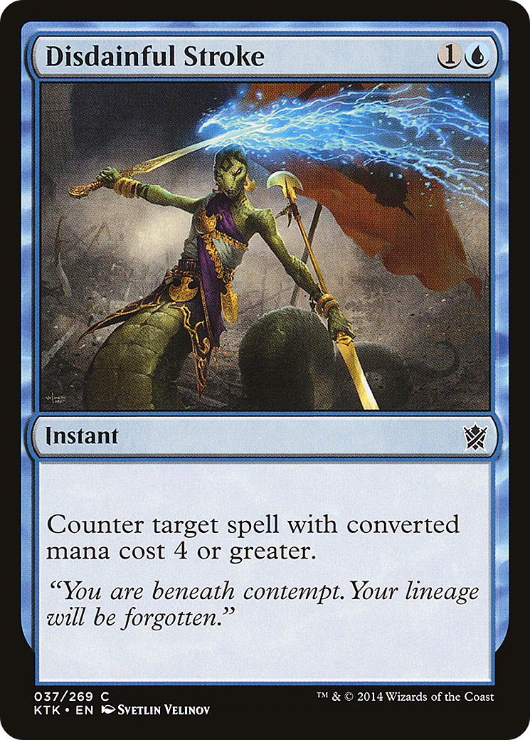 Disdainful Stroke (KTK-037) [Khans of Tarkir]