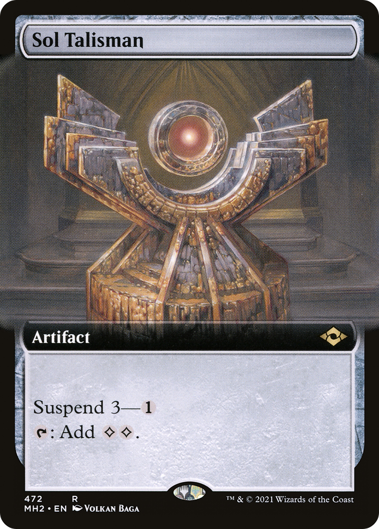 Sol Talisman (Extended Art) (MH2-472) [Modern Horizons 2] Foil