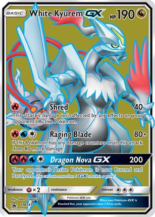 White Kyurem GX - SM141 (SM141/248) [SM Promos] Holofoil - Promo