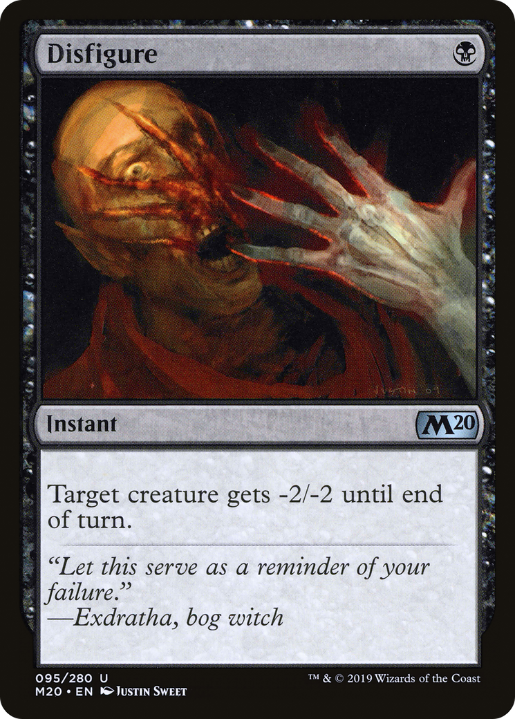 Disfigure (M20-095) [Core Set 2020] Foil