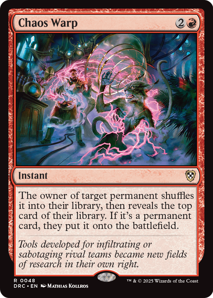 Chaos Warp (DRC-048) [Commander: Aetherdrift]