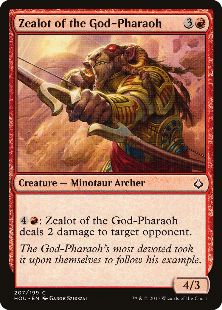 Zealot of the God-Pharaoh (HOU-207) [Hour of Devastation]