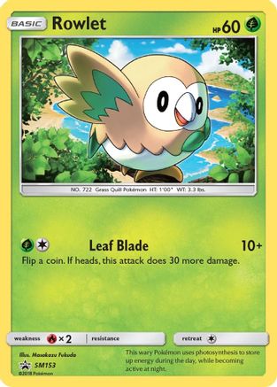Rowlet (SM153/248) [SM Promos] Holofoil - Promo