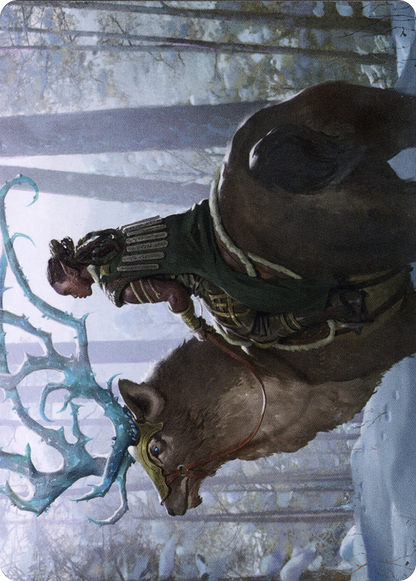 Boreal Outrider Art Card (ASKHM-042) (Borderless) [Art Series: Kaldheim]