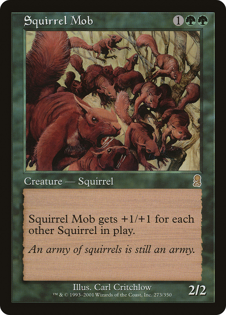 Squirrel Mob (ODY-273) [Odyssey] Foil