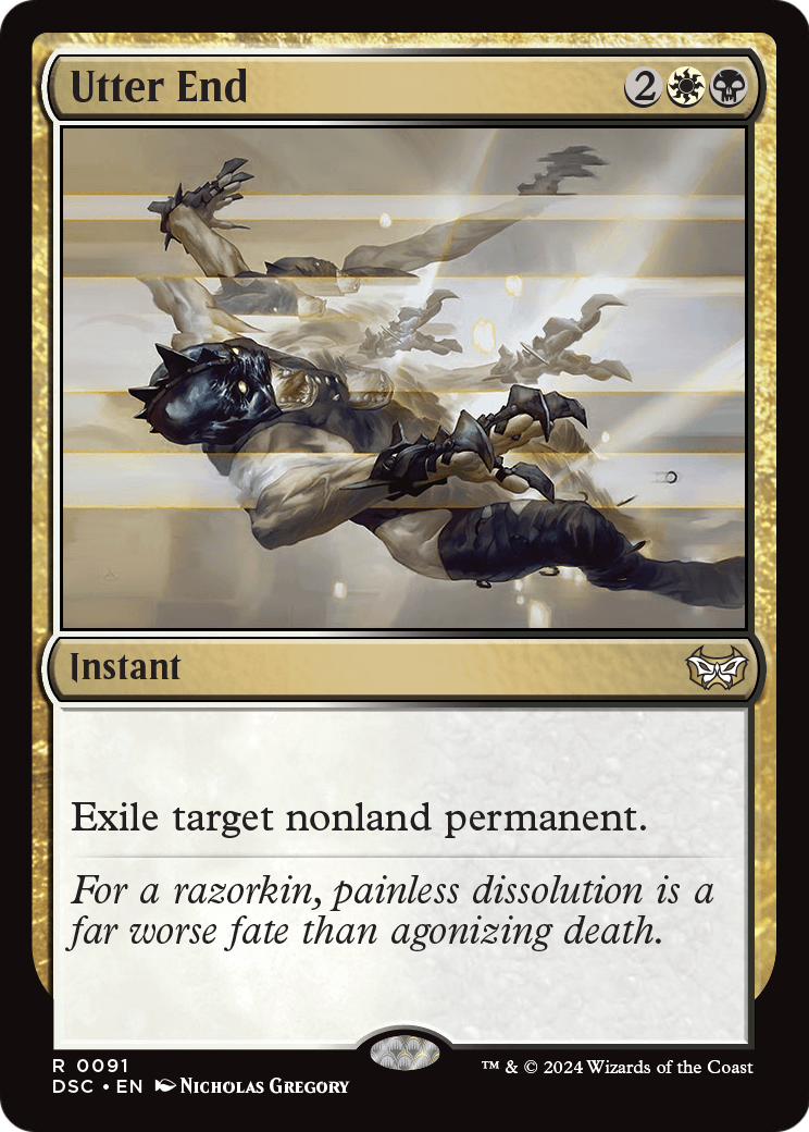 Utter End (DSC-091) [Duskmourn: House of Horror Commander]
