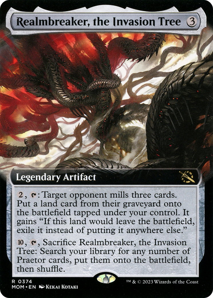 Realmbreaker, the Invasion Tree (Extended Art) (MOM-374) [March of the Machine]