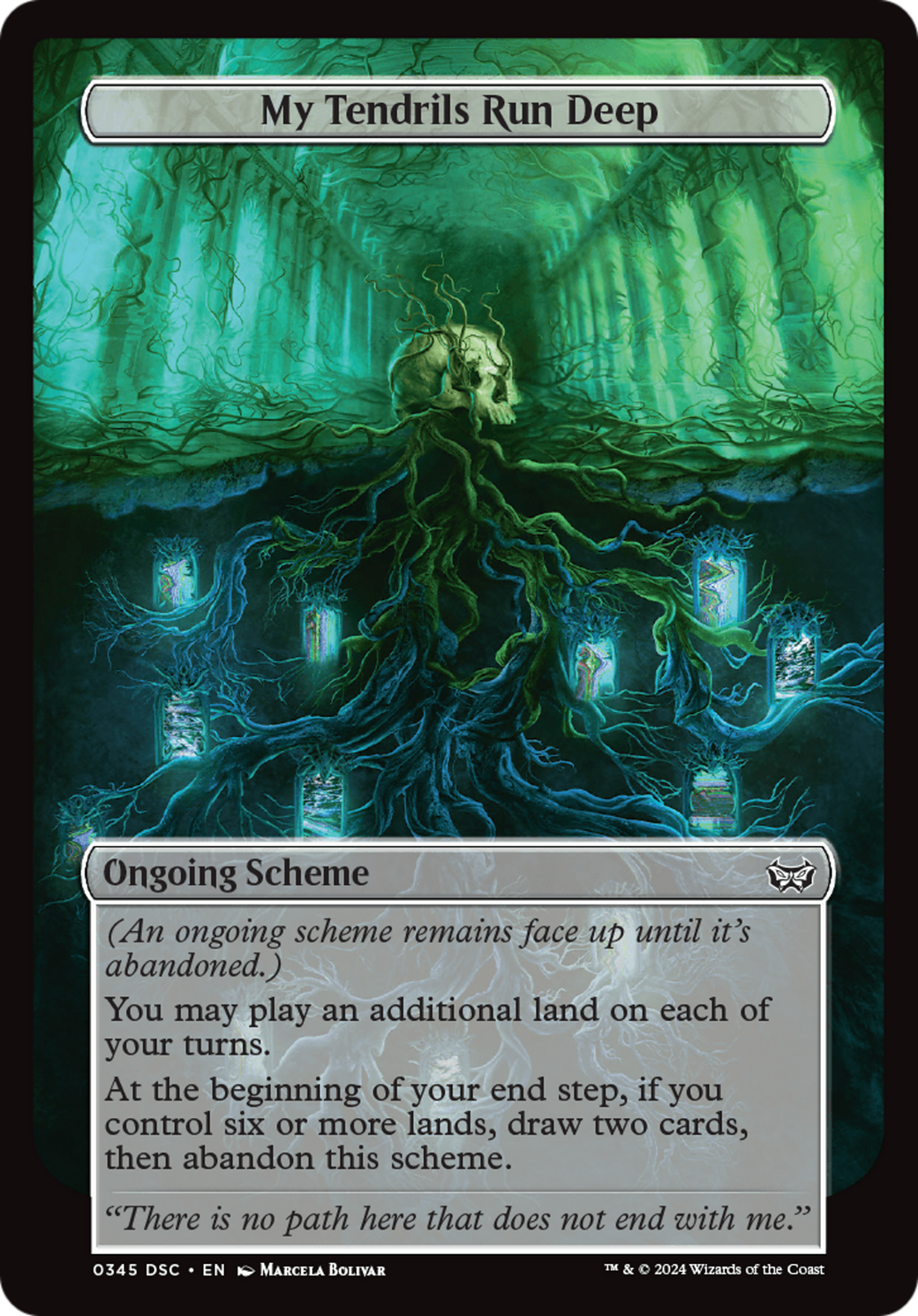 My Tendrils Run Deep (Full Art) (A:DSC-345) [Duskmourn: House of Horror Commander]