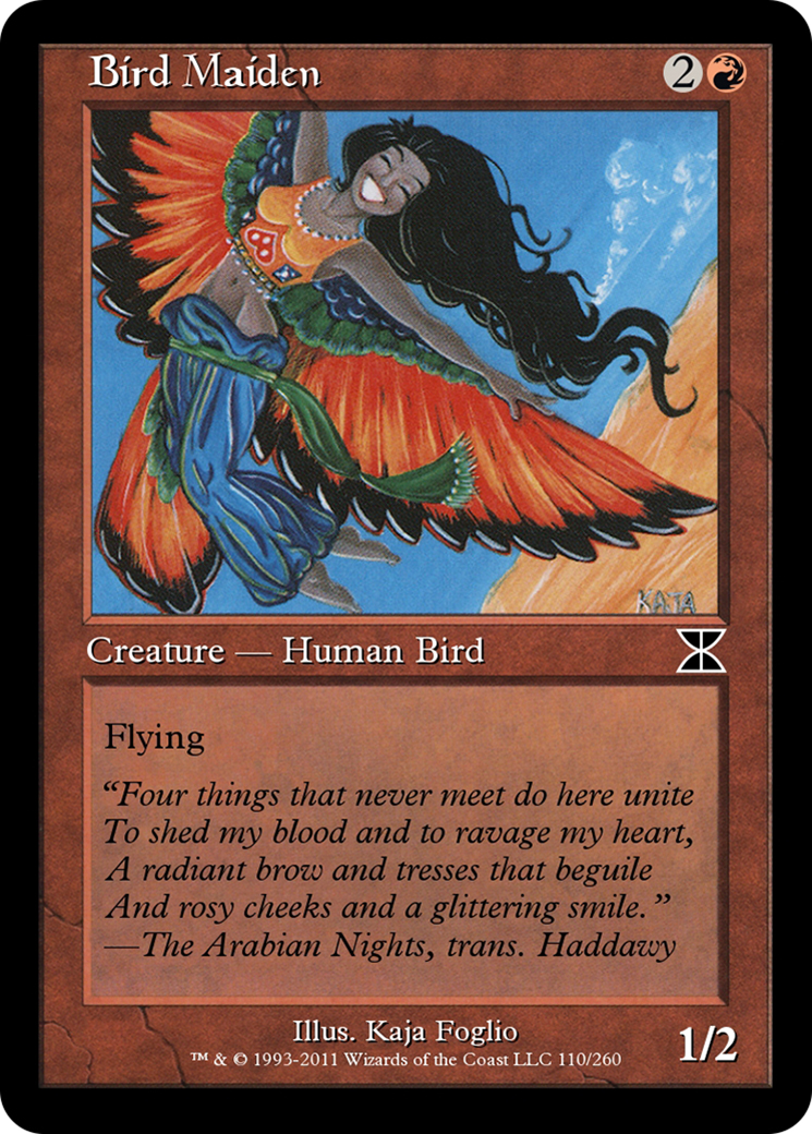 Bird Maiden (ME4-110) [Masters Edition IV] Foil