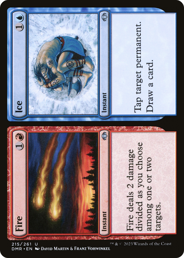 Fire // Ice (DMR-215) [Dominaria Remastered] Foil
